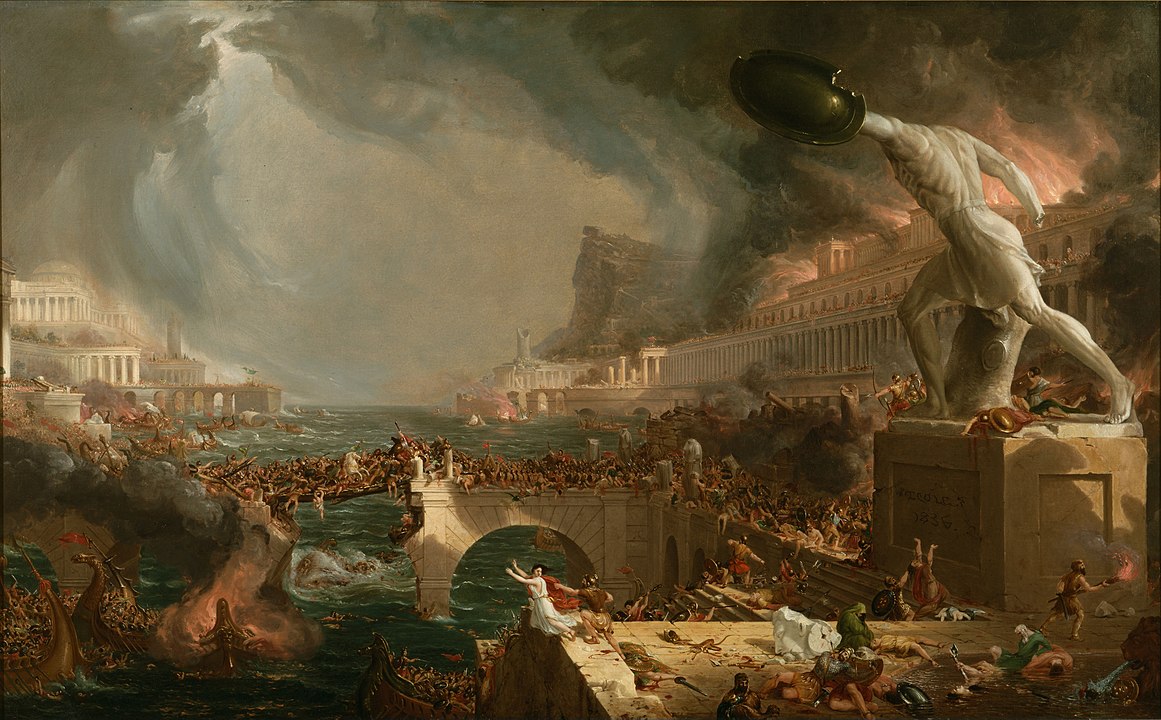 _The Course of Empire: Destruction_ by Thomas Cole